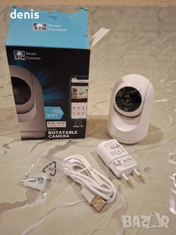 Интелигентна въртяща се камера LSC Smart Connect с 1296p HD резолюция, снимка 3 - HD камери - 52878022