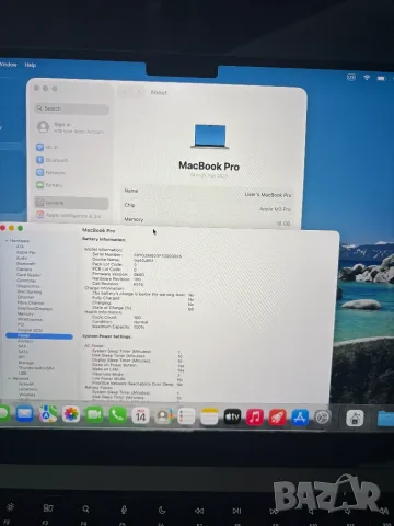 Apple Macbook Pro 14 M3 Pro 18 Ram 512 Disk, снимка 5 - Лаптопи за работа - 56074328