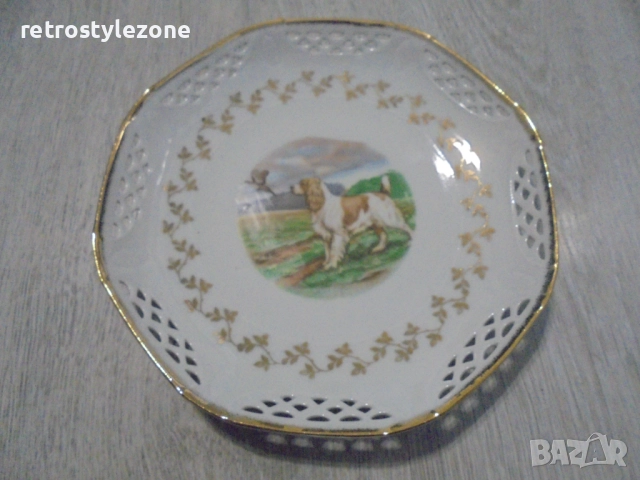 № 8215 стара порцеланова чиния / пано  - Schrvarzenhammer Germany , снимка 3 - Други ценни предмети - 51489263
