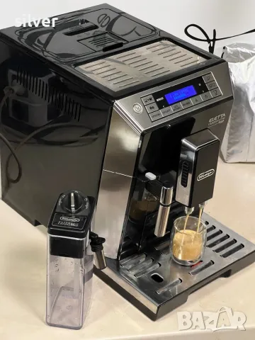 Кафемашина кафе автомат delonghı ELETTA cappuccino Top с гаранция, снимка 3 - Кафемашини - 49656845