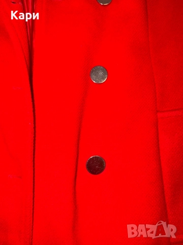 Liu Jo палто в класическо червено, снимка 5 - Палта, манта - 52391265