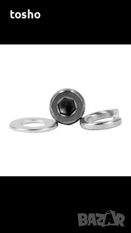 фиксираща скоба за сгъваема ключалка и фиксиращи болт с винт за задно колело, снимка 7 - Велосипеди - 42549664