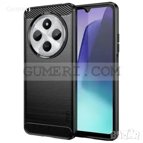 Xiaomi Redmi 14C Противоударен Силиконов Гръб - Карбон ''Шарк''