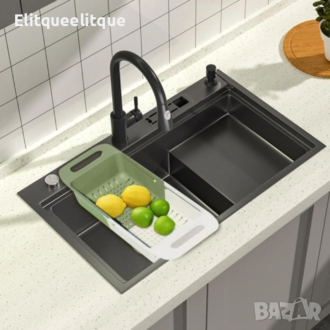 Универсална разтегателна поставка за мивка – здрав и практичен отцедник, снимка 3 - Други стоки за дома - 52188397