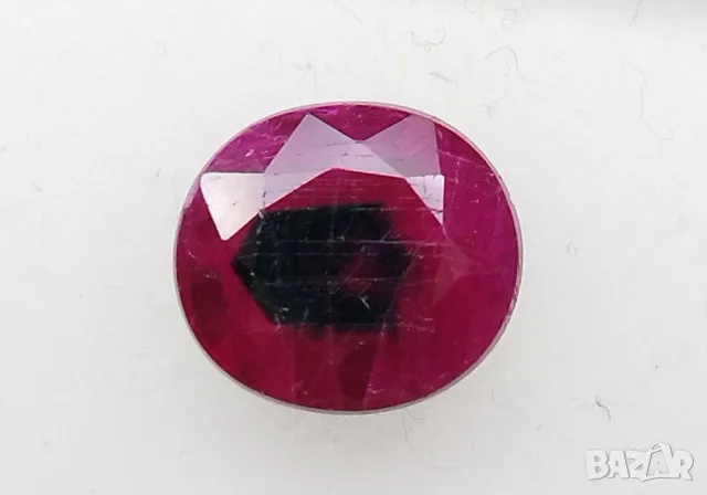 Рядък двуцветен сапфир в голям размер 3.08кт.! Сертифициран! Нов!, снимка 8 - Други - 50321065