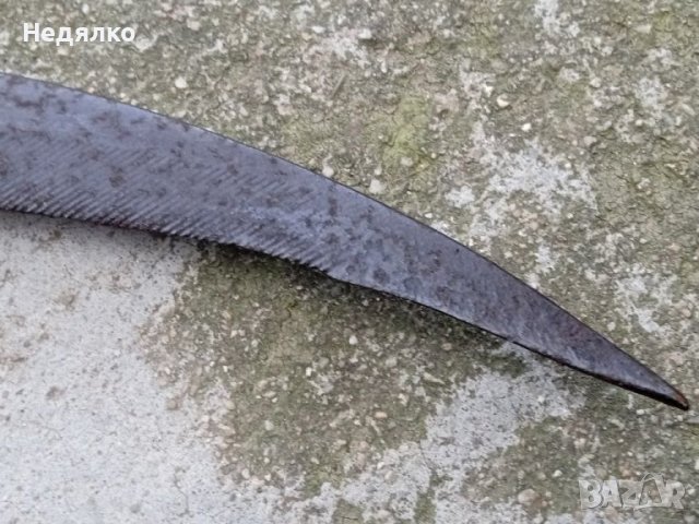 Стар голям сърп,автентичен, маркировки , снимка 8 - Антикварни и старинни предмети - 40227406