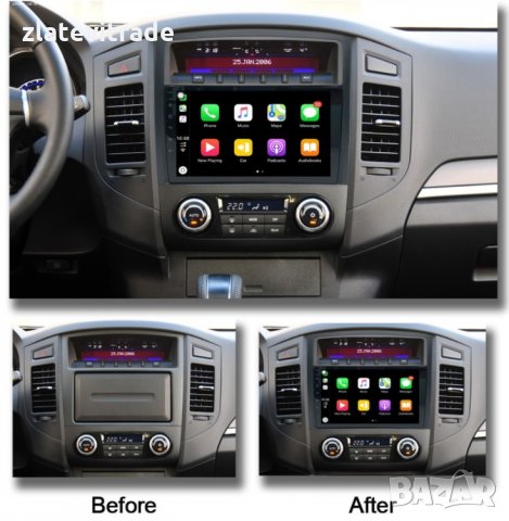 Mitsubishi Pajero Montero - 9'' Андроид Навигация WiFi Bluetooth, 9019, снимка 2 - Аксесоари и консумативи - 29020840