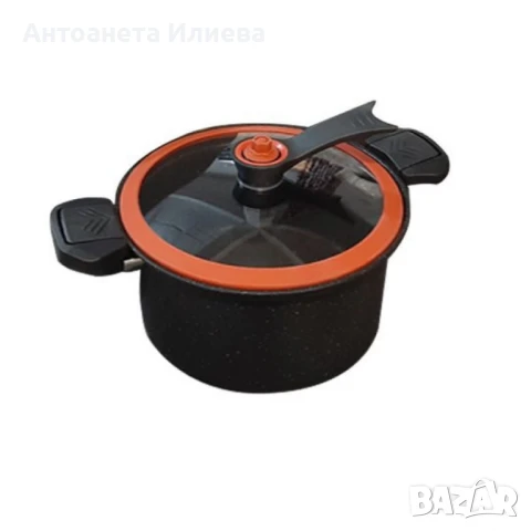 Херметическа тенджера заключващ капак  с незалепващо покритие - 24см, 26см, 28см, снимка 9 - Прибори за хранене, готвене и сервиране - 50913092