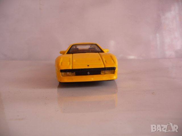 Ferrari GTO Bburago Ферари колекционерска количка жълто, снимка 4 - Колекции - 44518796