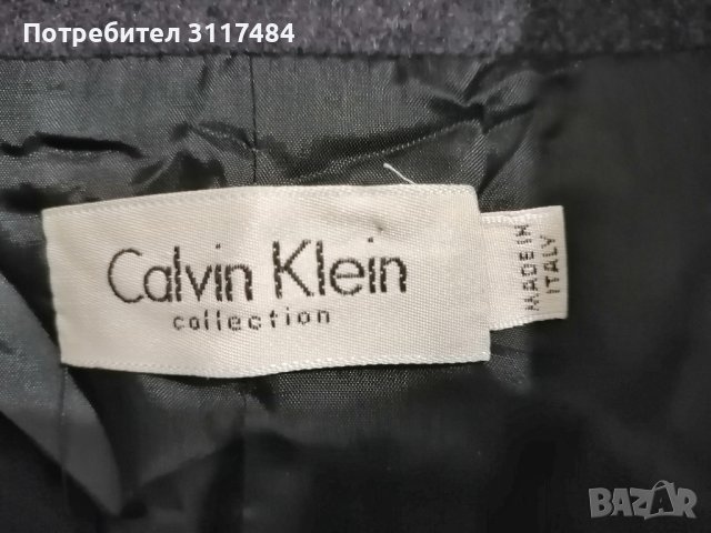 Calvin Klein дамско кашмирено палто , снимка 2 - Якета - 42386280