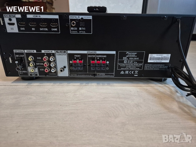 PIONEER SVX330, снимка 5 - Ресийвъри, усилватели, смесителни пултове - 52838323
