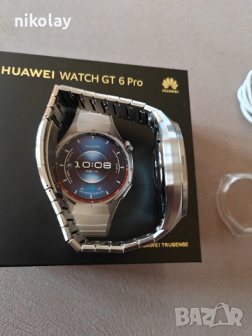 Huawei Watch GT 6 Pro Titanium в гаранция от Yettel, снимка 10 - Смарт часовници - 53934118
