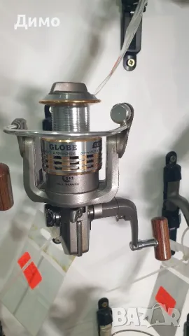 разпродава макари!Марка GLOBE GCD 1000.2000.3000.4000.5+1лагер метал