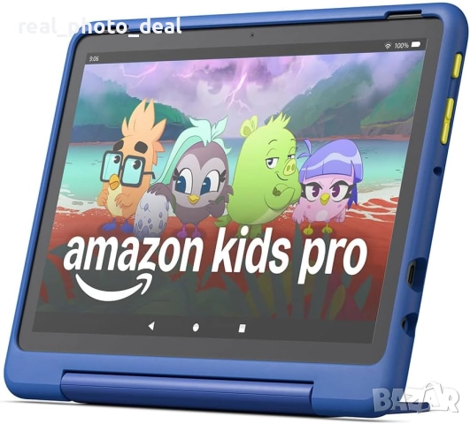 Детски таблет Amazon Fire HD 10 Kids Pro + писалка - чисто нов, гаранция 2г.