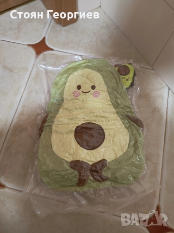Чисто нова плюшена играчка авокадо 37см висока