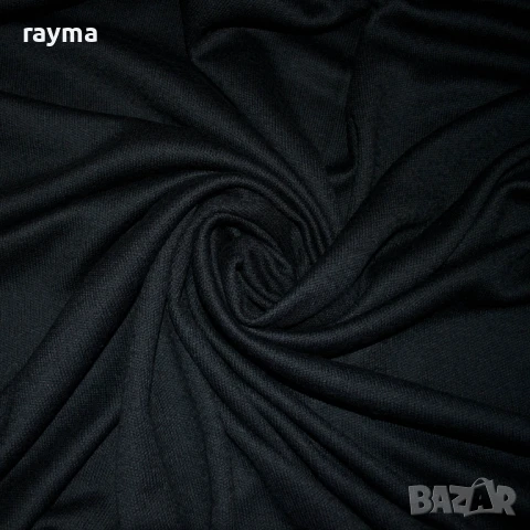 Плат италианско дизайнерско черно вълнено трико - плетиво, снимка 3 - Жилетки - 50987749