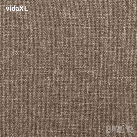 vidaXL Рамка за легло без матрак, таупе, 90x190 см, плат, снимка 8 - Спални и легла - 56147216