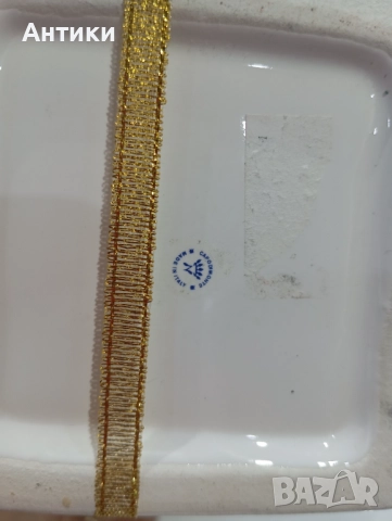 Стар порцеланов фенер свещник маркиран , снимка 4 - Други - 52554007
