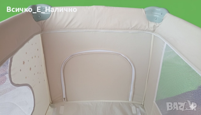 Детска кошара Cangaroo iSleep (бебешка кошара на 2 нива, с повивалник), снимка 6 - Кошарки - 51605981