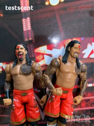 Екшън фигура WWE Jimmy Uso Джими Усо The Bloodline Battle Pack Mattel figure играчка, снимка 18 - Други - 49512745