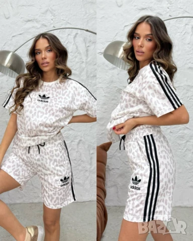 Къс дамски комплект от 2 части на Adidas, снимка 3 - Комплекти - 50509810