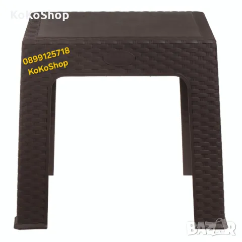 Маса/пластмасова маса-48х48х41 см./маса за тераса/маса за градина/маса за балкон/, снимка 3 - Градински мебели, декорация  - 50239291