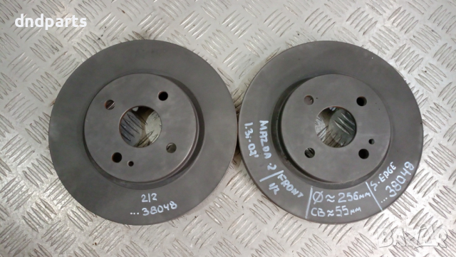 Предни дискове Mazda 2 1.3i 2007г.	