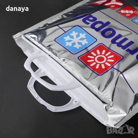 6039 Термоизолираща торба термо чанта за топли и студени храни, 2 размера, снимка 7 - Спортна екипировка - 51250273