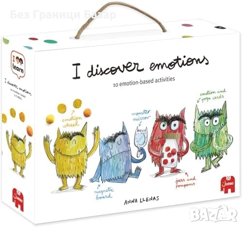 Нов Образователен комплект за емоции с 10 активности за деца 3+ години, снимка 8 - Образователни игри - 51587323