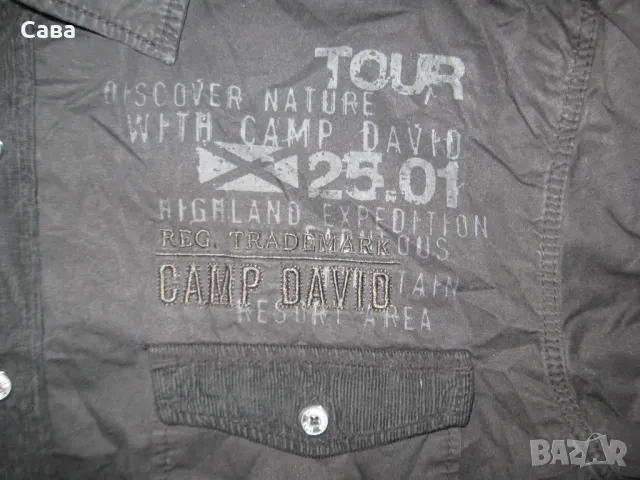 Риза CAMP DAVID  мъжка,Л, снимка 3 - Ризи - 47792540