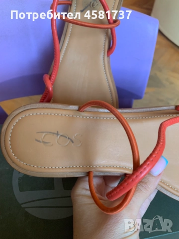 Дамски сандали естествена кожа Cos, размер 39, снимка 6 - Сандали - 51878974