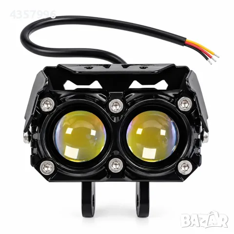 Халоген за мпс 2LED 12-24V - БЯЛО/ЖЪЛТО, 2бр