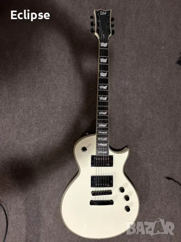 esp ltd ec 401 white с EMG 57/66 set, снимка 2 - Китари - 56119542