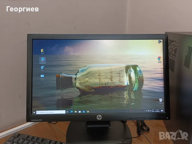 Компютър HP 280 G2  + монитор , клавиатура и мишка, снимка 3 - Работни компютри - 56211817