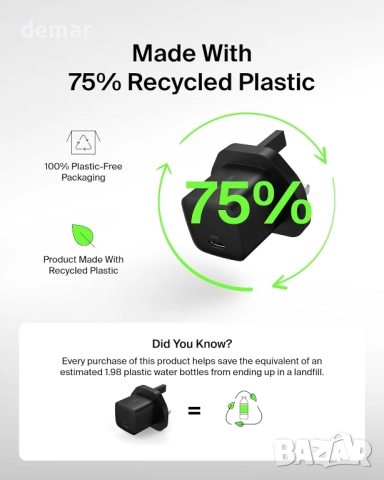 Belkin, 5-в-1 захранващ пакет-10000 mAh външна батерия, зарядни, калъф, снимка 9 - Външни батерии - 51902535