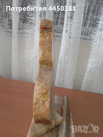 Старинна Декоративна скулптура от естествен камък – ОНИКС, снимка 3 - Антикварни и старинни предмети - 50564147