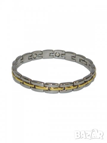 Двуцветна магнитна гривна - 6 магнита, снимка 1