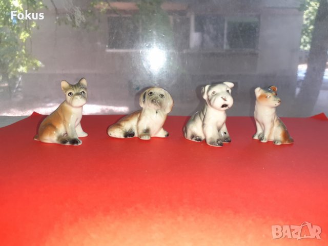 Лот много красиви фигури кученца миниатюри порцелан, снимка 2 - Антикварни и старинни предмети - 37635059