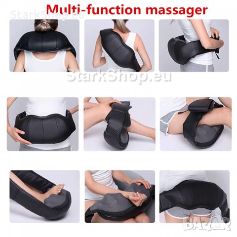 Шиацу масажор за цяло тяло – 6D Black Edition, снимка 6 - Масажори - 30513762