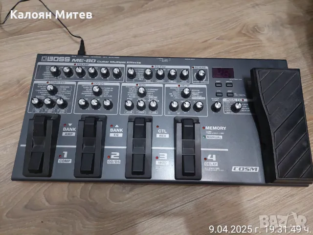 Китарен мултиефект BOSS ME-80, снимка 2 - Ресийвъри, усилватели, смесителни пултове - 49832049