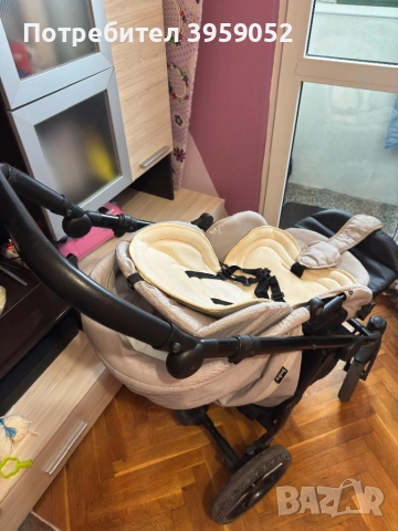 Детска количка Buba Zaza 3 в 1 , снимка 4 - Детски колички - 53348495