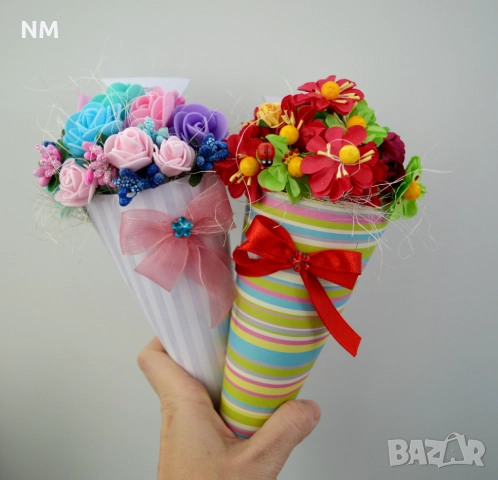 Вечни мини букети - НАЛИЧНИ!, снимка 5 - Декорация за дома - 52648389