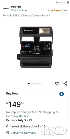 Фотоапарат Polaroid 636 close up, снимка 2 - Фотоапарати - 50671500