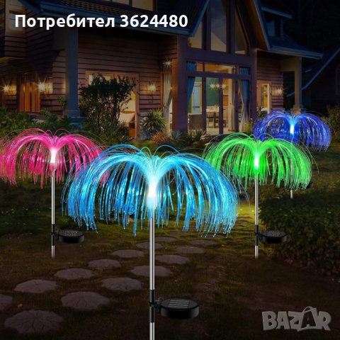 Медуза соларна лампа