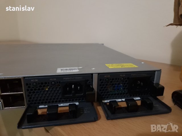Cisco 3850 POE gigabit switch, снимка 7 - Суичове - 40323316