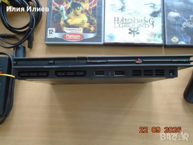 Sony PlayStation 2 Slim с чип Matrix Infinity + Tekken 5 4 + Haunting Ground + Shadow Hearts, снимка 2 - PlayStation конзоли - 56184628