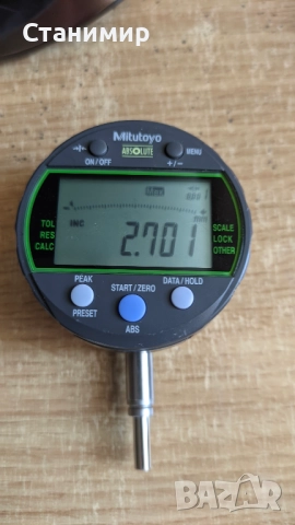 Индикаторен часовник Mitutoyo 543-300B  , снимка 3 - Шублери - 52846061
