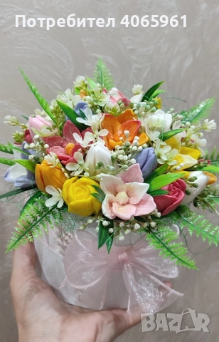 цветя от глицеринов сапун!, снимка 5 - Изкуствени цветя - 49572727