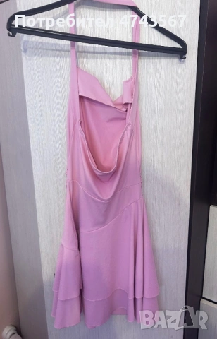 Розова рокля, снимка 3 - Рокли - 53994294