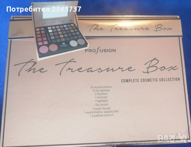 Пълен Комплект гримове The Treasure Box, снимка 4 - Комплекти и лотове - 36483174
